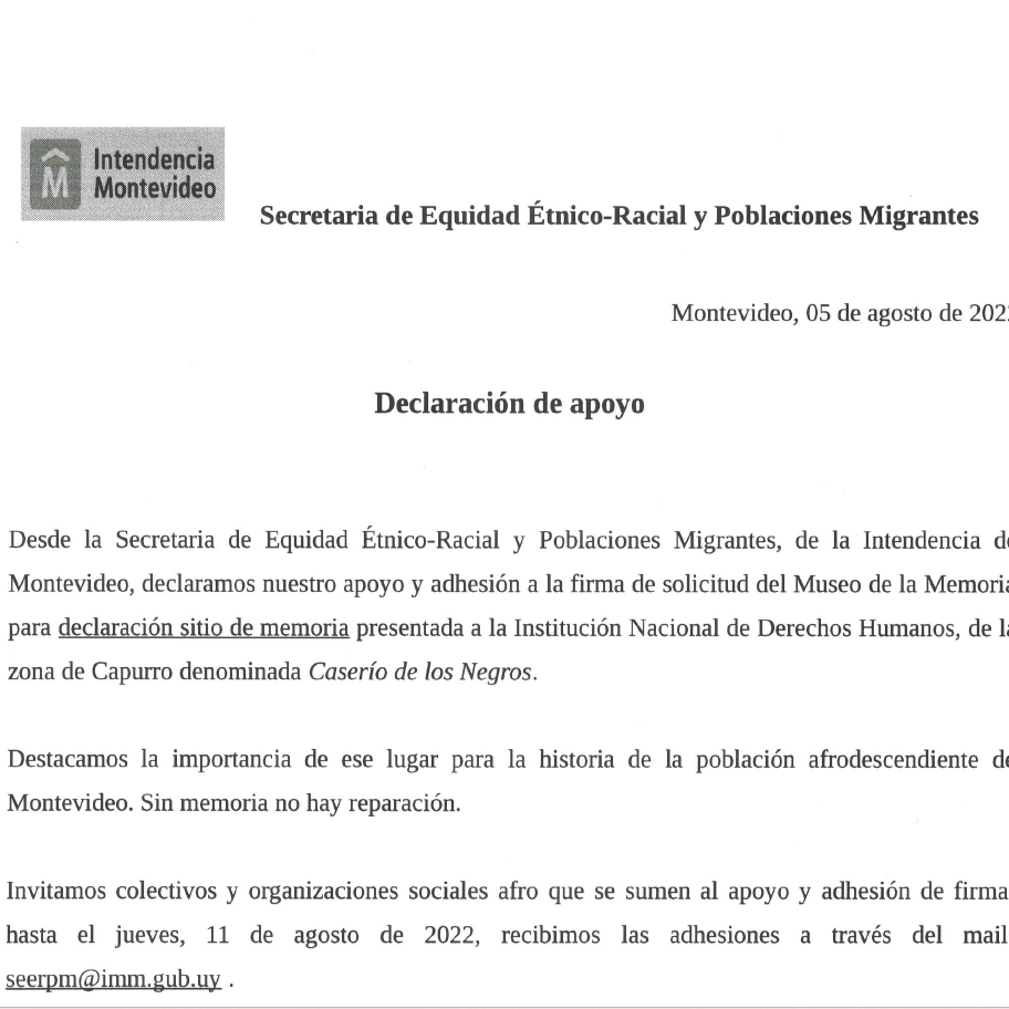 declaración de secretaria etnico racial cuadrado