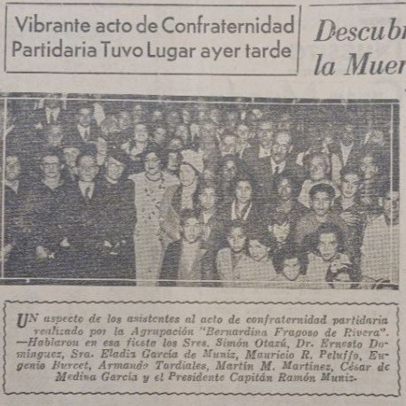 Agrupación colorada Bernardina Fragoso de Rivera