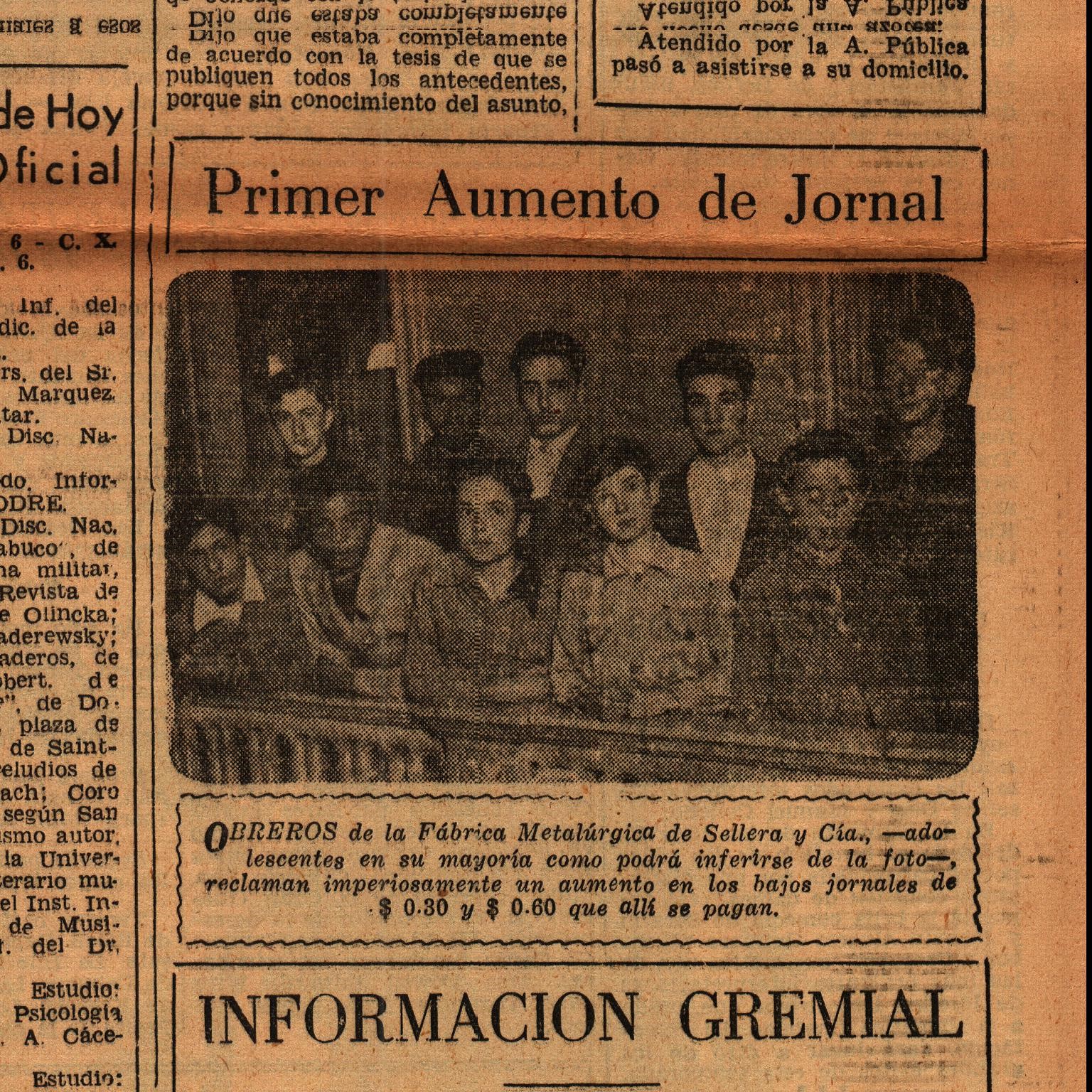 Obreros Fábrica Sellera y Cia_12 de junio de 1941