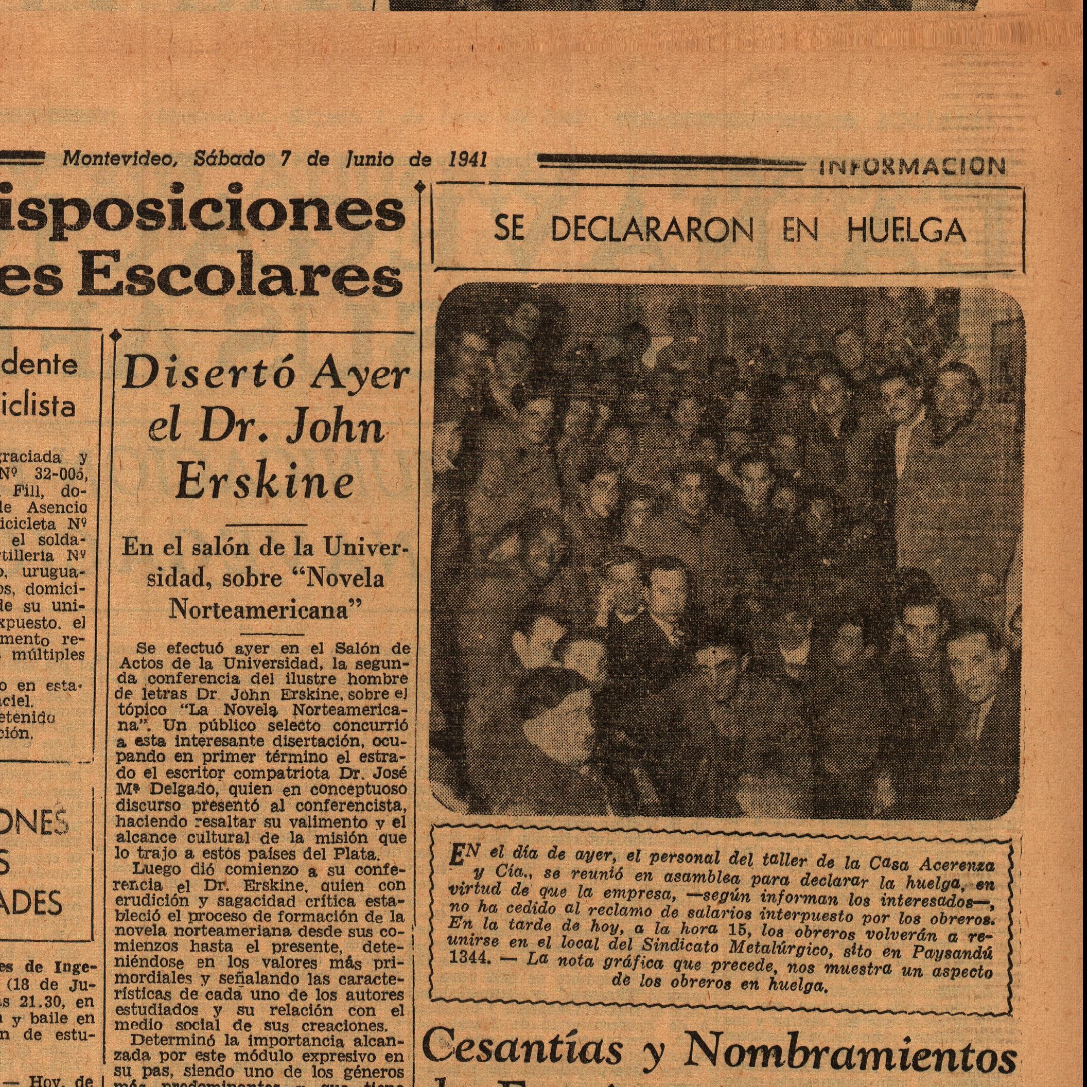 Personal Casa Acerenza y Cia_7 de junio de 1941