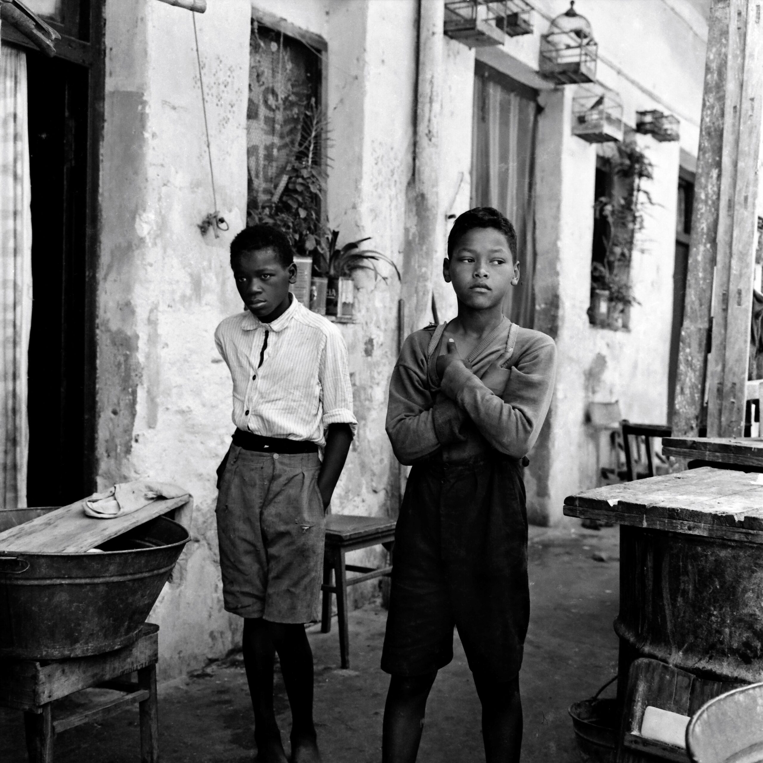 Niños en conventillo Medio Mundo